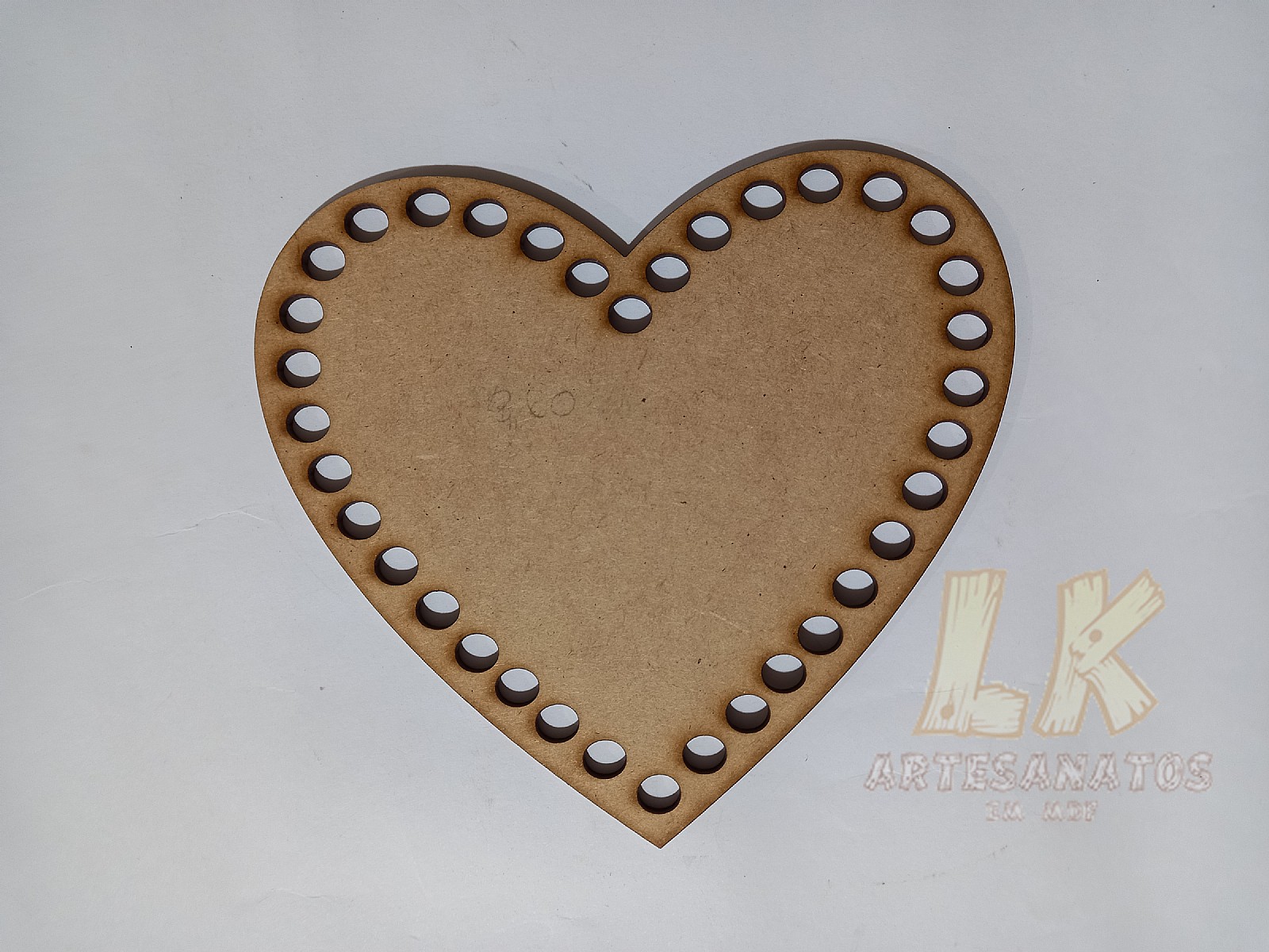 Base para crochê coração 